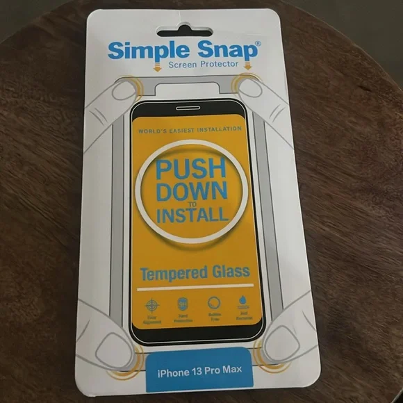Tempered Glass Screen Protector Compatible with iPhone 13 Pro MaxInvisible